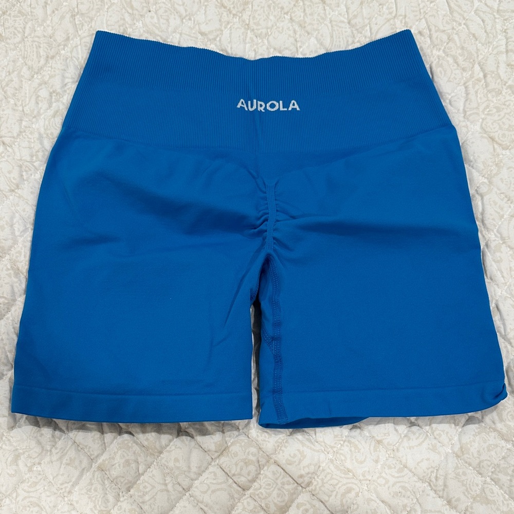 AUROLA Women's Athletic Blue Shorts